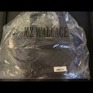 Mz Wallace medium Sutton-boysenberry/gold. NWT.